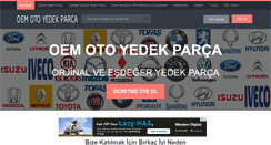 Desktop Screenshot of oemotoyedekparca.com